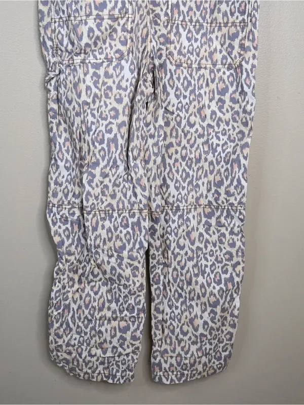 Urban Outfitters Women's M Leopard Print Camille Overall - Image 9