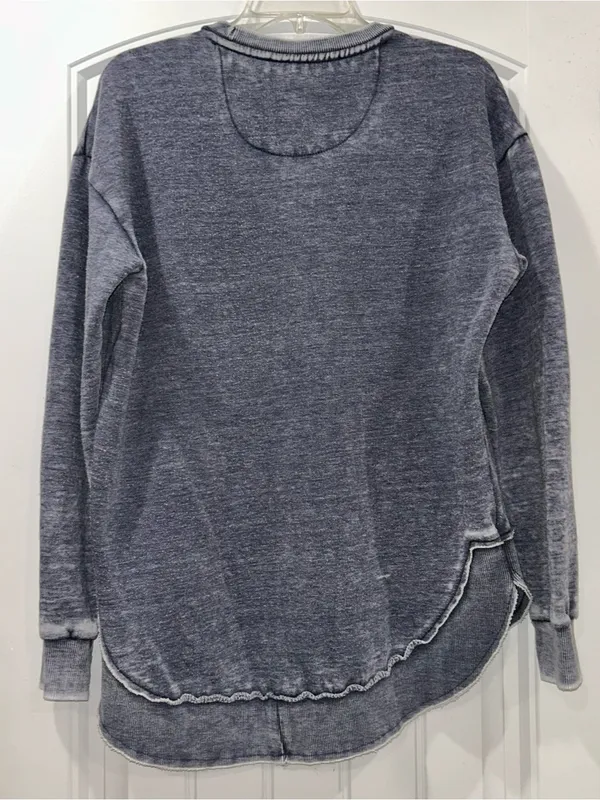 Farm Life Graphic Sweatshirt - Heathered Charcoal/Blue - Image 5
