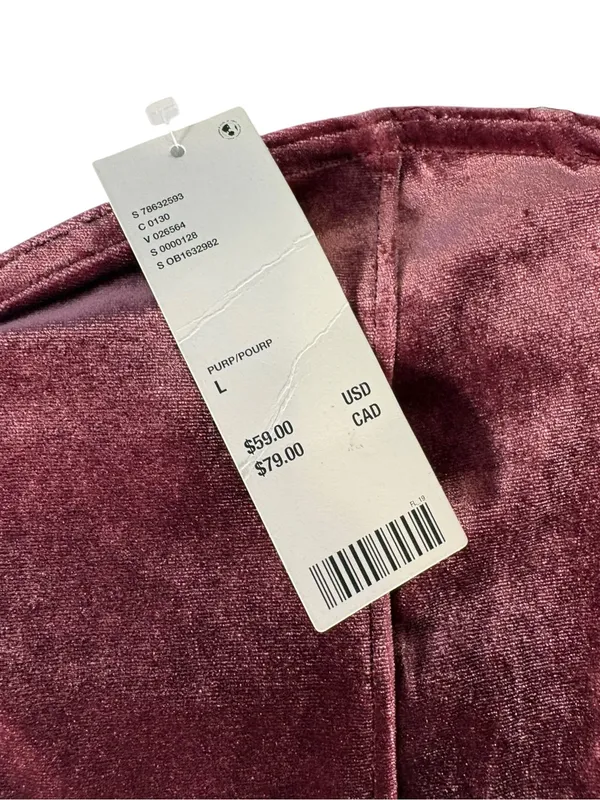 Light Before Dark Velvet Mini Dress L Strapless Sweetheart Y2K Burgundy NWT - Image 6