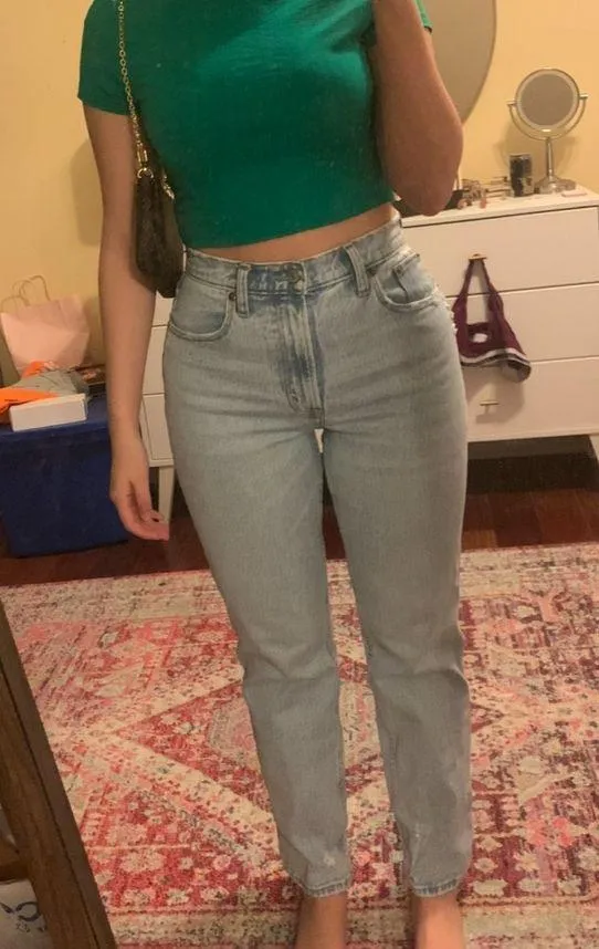Abercrombie Curve Love Ultra High Rise 90s Straight Jean - Image 2