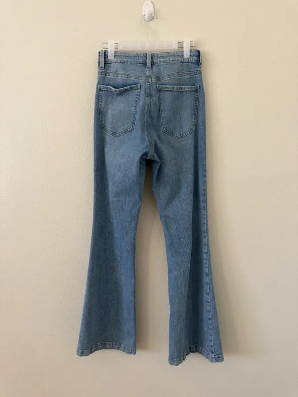 Garage light blue flare jeans women’s - Image 3