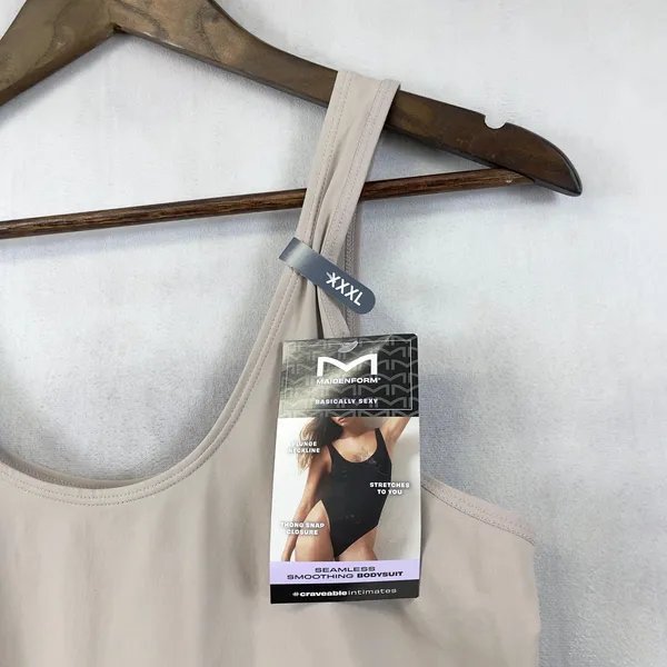 Maidenform Shapewear Bodysuit 3XL Seamless Smoothing Basically Sexy MSW001‎ - Image 2