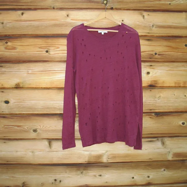 IRO Distressed Pullover Sweater Knit Top - Image 2