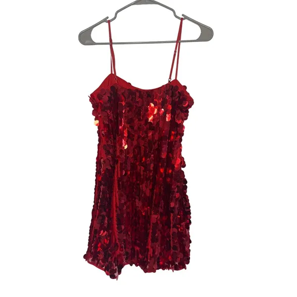 MORE TO COME x Emma Rose Yarina Mini Dress in Red XSmall New Womens Party - Image 7