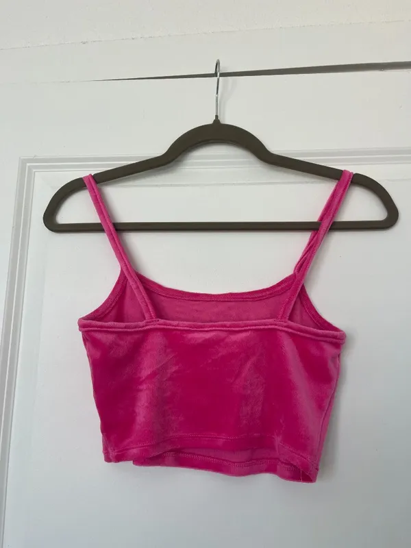 H&M Pink Crop Tank Top - Image 2