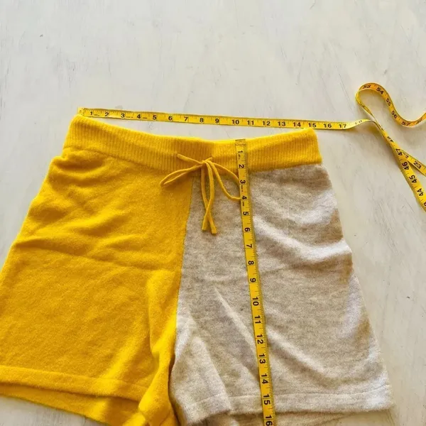 Anthropologie Lea Color blocked Knit Lounge Shorts Size Large NWOT $118 - Image 7