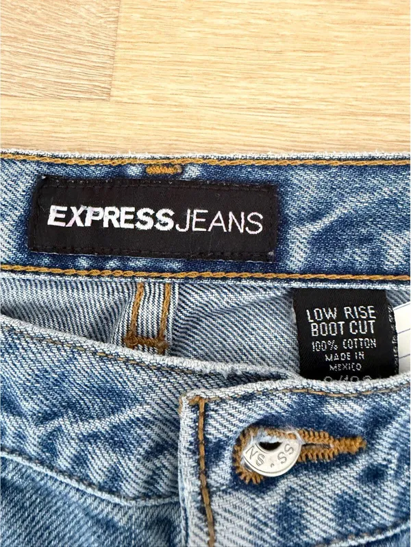 Express Low Rise Boot Cut Jeans - Image 6