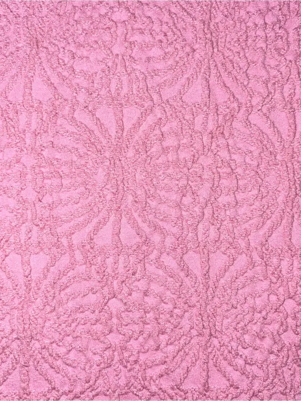 Pink Rose Textured Tank Top Women's S/M Pink Sleeveless Top - Image 3
