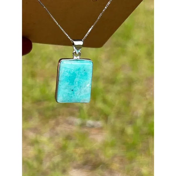 Sterling Silver Amazonite Necklace - Image 4