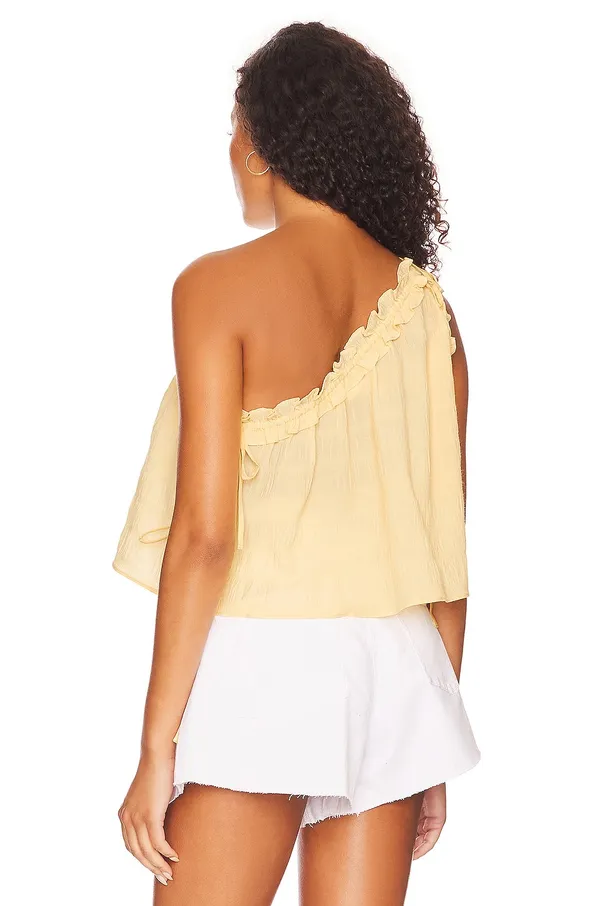 Lovers + Friends Tommy Top Lemon Yellow - Image 3