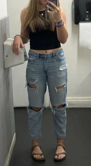 American Eagle Outfitters Jeans Mom Ripped - Image 5