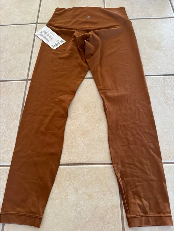 Lululemon Align High Rise 25” Cooper Brown Size 8 NWT - Image 2