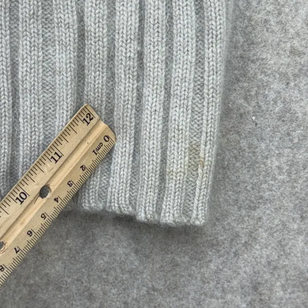 Vtg Country Shop Cashmere Turtleneck Womens M Tan Quiet Luxury Academia Cozycore - Image 4