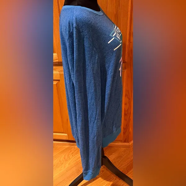 Dream‎ Scene by Wildfox Vacation Forever Relaxed Fit Sweatshirt Blue Size XL - Image 10