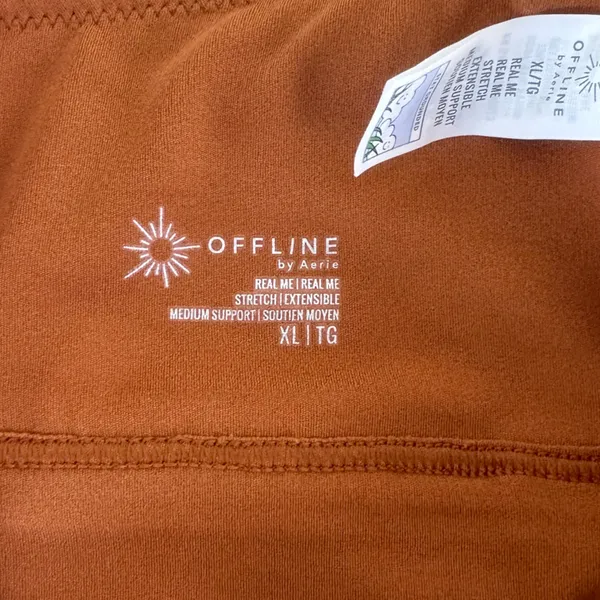 Aerie Offline Ruched Front Racerback Bra - Image 2
