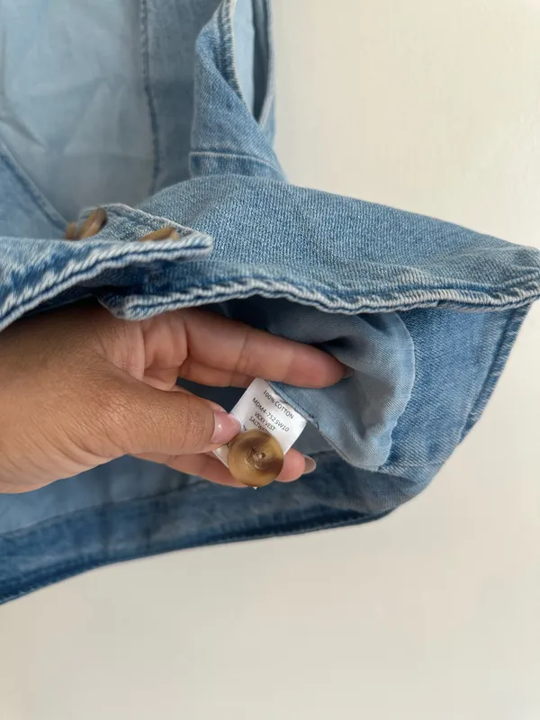 Show Me Your Mumu Saltwater Blue Denim Vest - Image 5