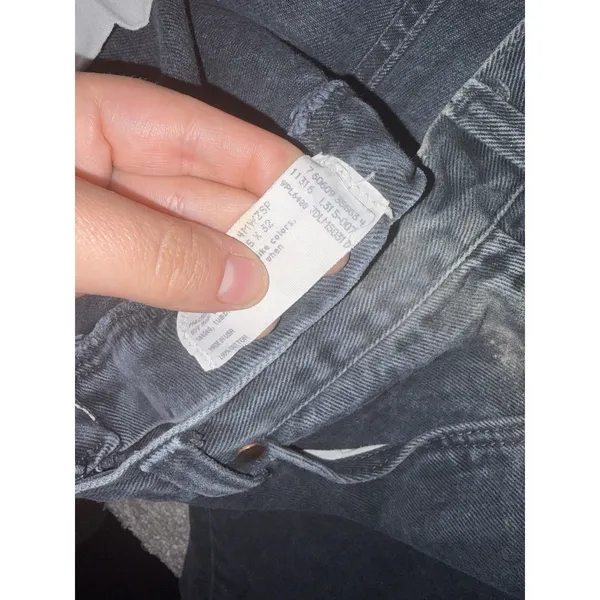 VTG Women's 90s Gray Denim Wrangler Jeans WPL6428‎ 15x32 (30x32) Cowgirl Cut - Image 4