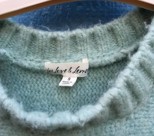 Women's Size Small Mint Green Sweater - Image 5