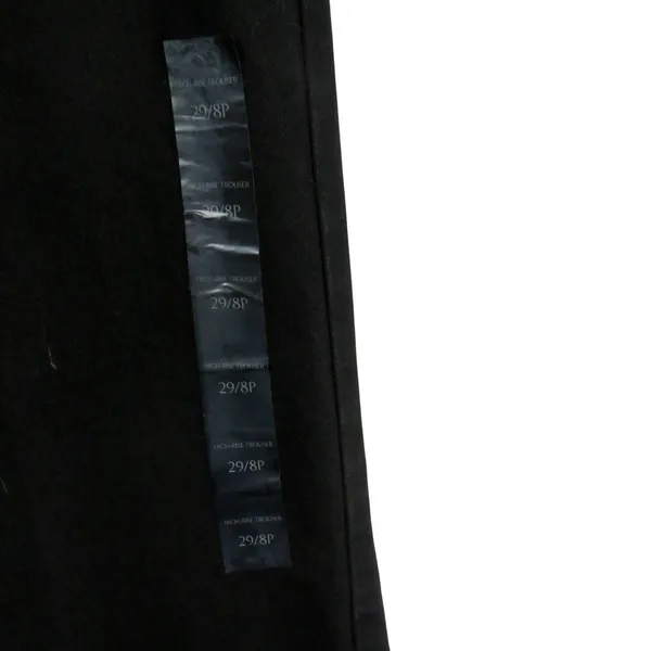 Banana Republic Luxe Jean High Rise Trouser Black Denim Pants Size 29 8 Petite - Image 6