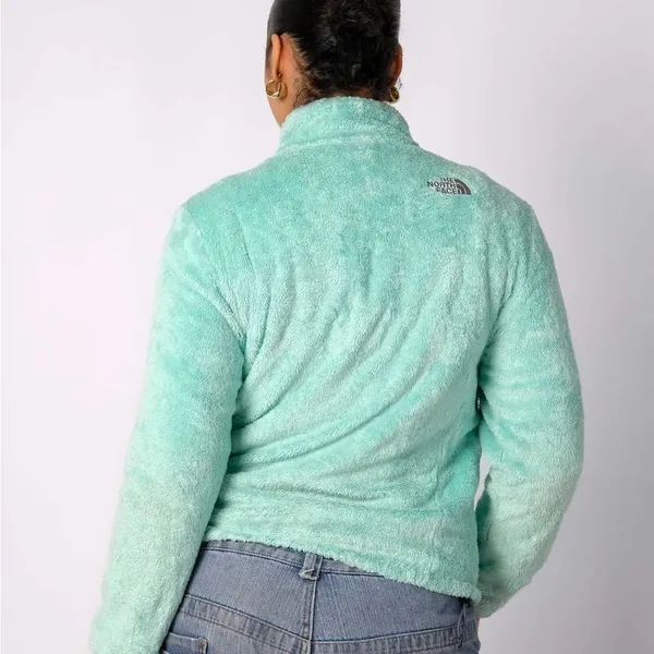 The North Face Osito Fleece Jacket Mint Green Full Zip Women’s M Cozy - Image 2