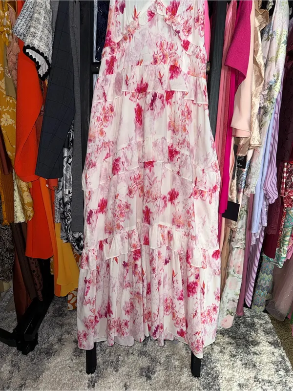 MISA Los Angeles x REVOLVE Morrison Floral Ruffle Midi Dress Women’s Small EUC - Image 8