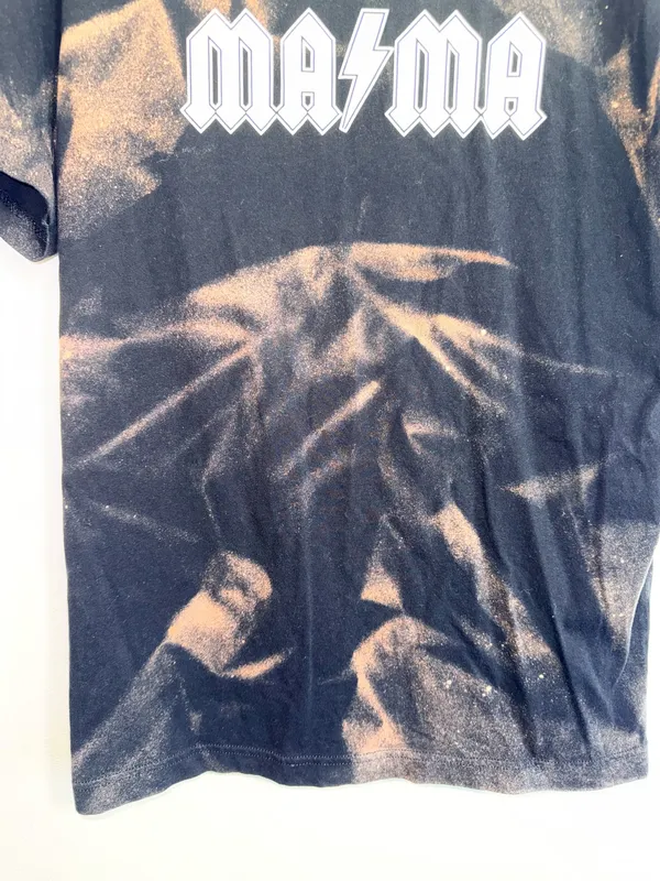 Mama Black & Tan Tie Dye Graphic Tee Short Sleeve Boutique - Image 5