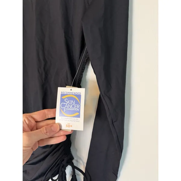 J. Crew Women's Long Sleeve Black Rags Guard SPF 50 Sz M NWT - Image 8