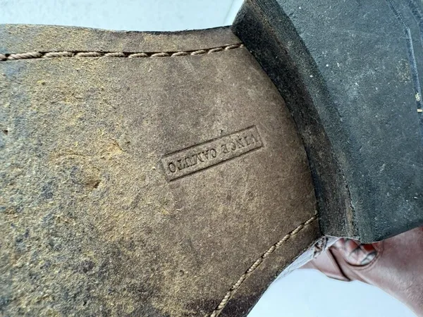 -Vince Camuto Kamino Flavian Tall Boots Womens 9B Brown Riding Quiet Luxury Croc - Image 12