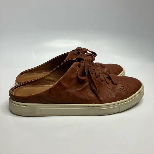 Frye‎ Ivy low lace mule leather sneakers size 9.5 - Image 3