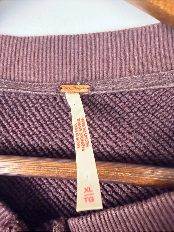 Free People Matilda Cardigan Chocolate size XL - Image 4