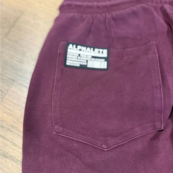 Alphalete Maroon Women's Gym Joggers: Size Small - Image 7