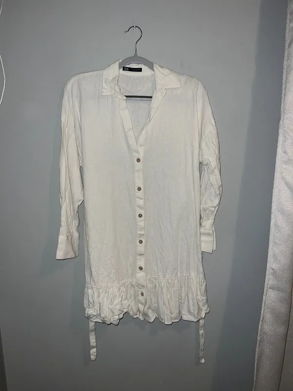 ZARA Button Shirt Dress - Image 2