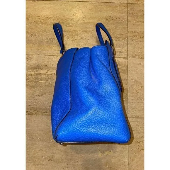 Kate Spade blue pebble‎ leather Tote Bag - Image 5