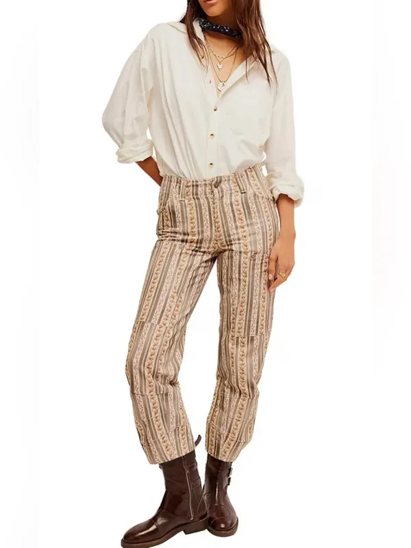 We the Free Cargo Supersonic Stripe Pants Size XS - Image 6