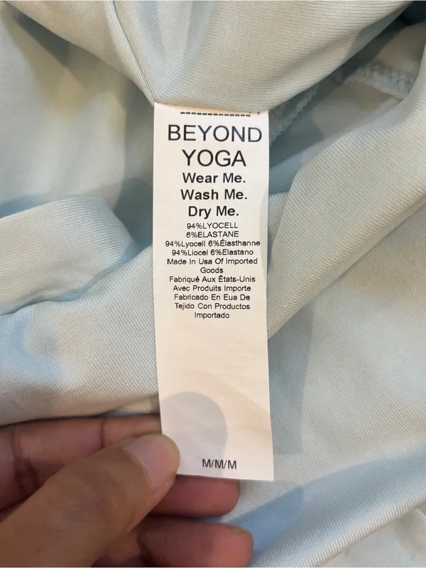 Beyond Yoga Light Blue Square-Neck A-Line Dress - Image 7