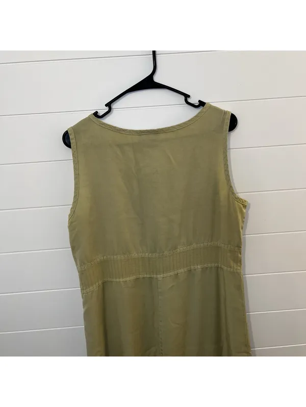 Women’s Vintage Dressing Clio Long Sleeveless Dress Medium Flowy Beach Travel - Image 9