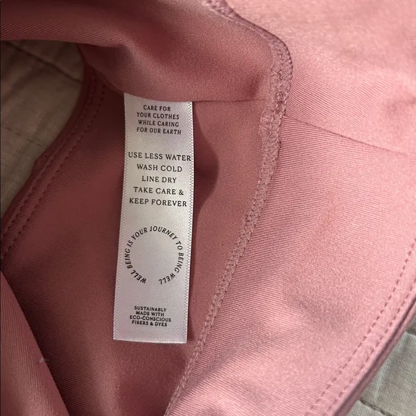 WellBeing + BeingWell revolve MoveWell mauve blush Pink Sports Bra Yoga M - Image 8