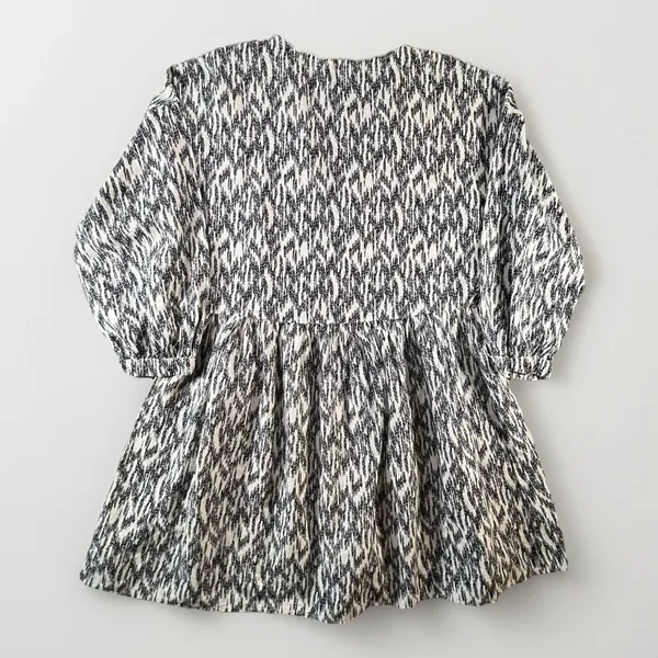 Zara Tunic Top Women‎ Small Black White Ikat Print Crochet Embroidered V-Neck - Image 4