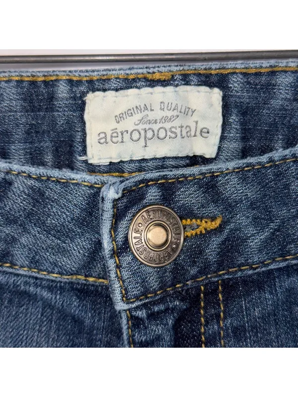 Aeropostale Chelsea Bootcut Jeans Women’s Size 7/8 Regular Medium Wash Stretch - Image 5