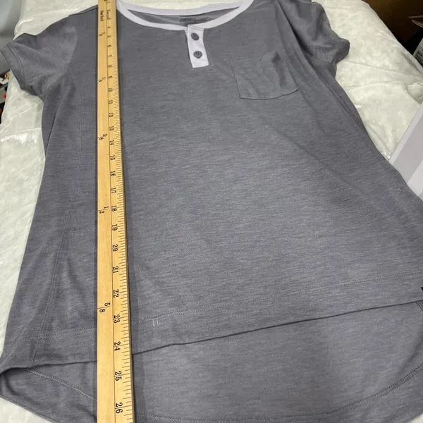 Patagonia M Gray Top capilene cool trail ultra soft technical performance shirt - Image 8