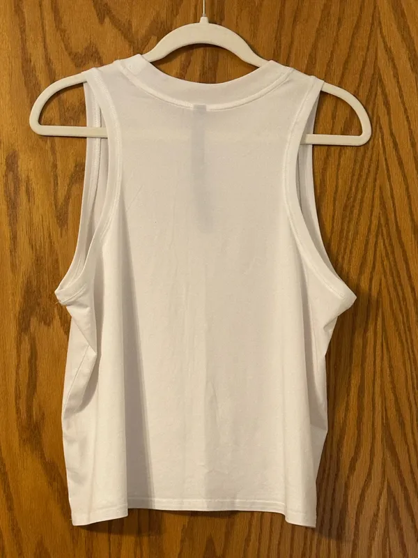 Vuori Energy Top - Classic White Sleeveless Tank Top - Size XL - Image 2