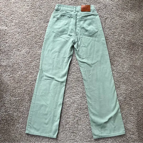 Princess Polly Lester Mom Jeans - Sage Green - Image 8