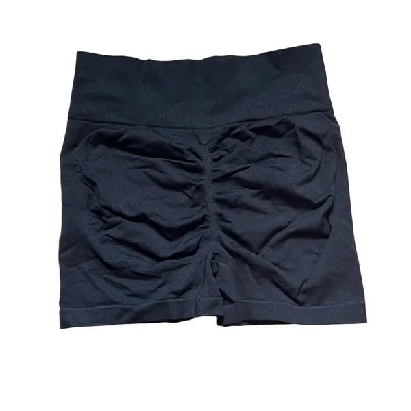 Womens Cinched Black Athletic Shorts Size M - Image 2