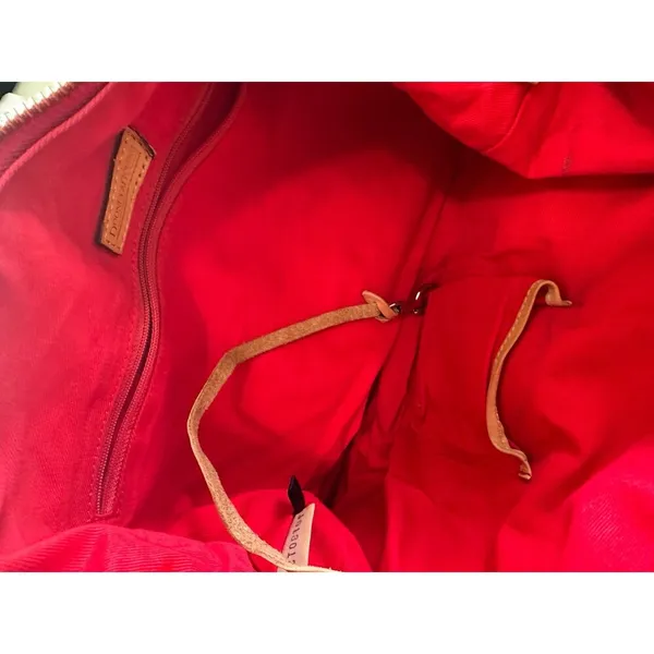 Dooney & Bourke J0130121 Wayfarer Yellow Leather Accent Zip Tote Shoulder Bag - Image 10