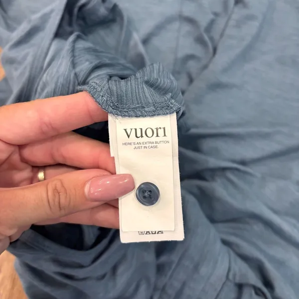 Women's Vuori Falls Jumpsuit in Light Azure Heather Blue Size M Soft $118 EUC - Image 7