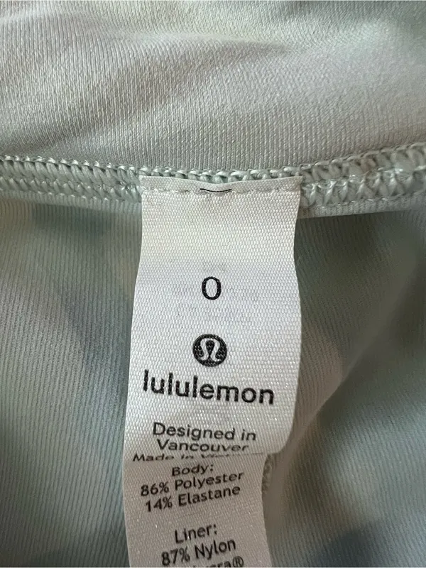 Lululemon Play Off The Pleats Light Mint Athletic Woman’s Skort size 0 - Image 8