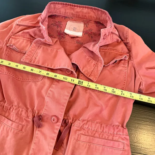 Anthropologie Hei Hei Coral‎ Button-Up Jacket - Image 6
