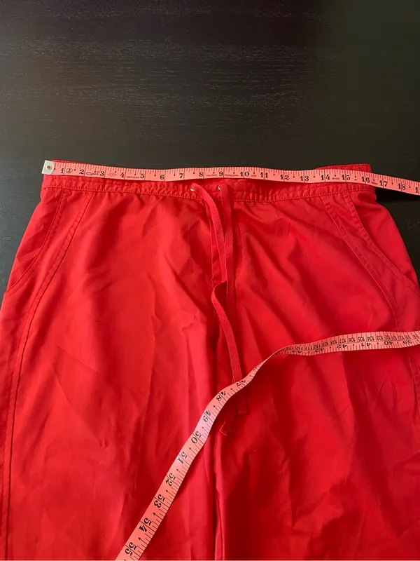 Purple Label by Healing Hands Red Scrub Top - Image 3