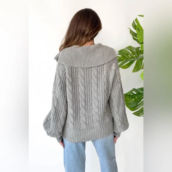Grey Bandit Let’s Cuddle Sweater - Image 4