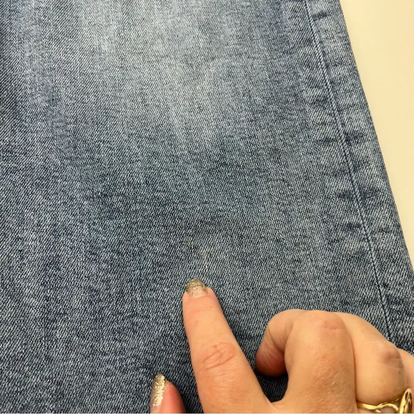 Mavi Barcelona High Rise Wide Leg Womens Size 31 Blue Denim Jean‎ *TINY FLAW - Image 8